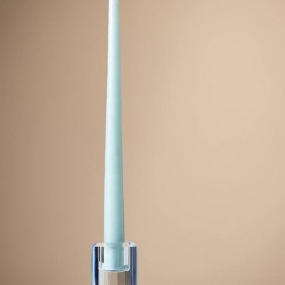 Anthropologie Other - Anthropologie Cut Glass Mini Candle Holder, Blue NIB Beautiful ❤️